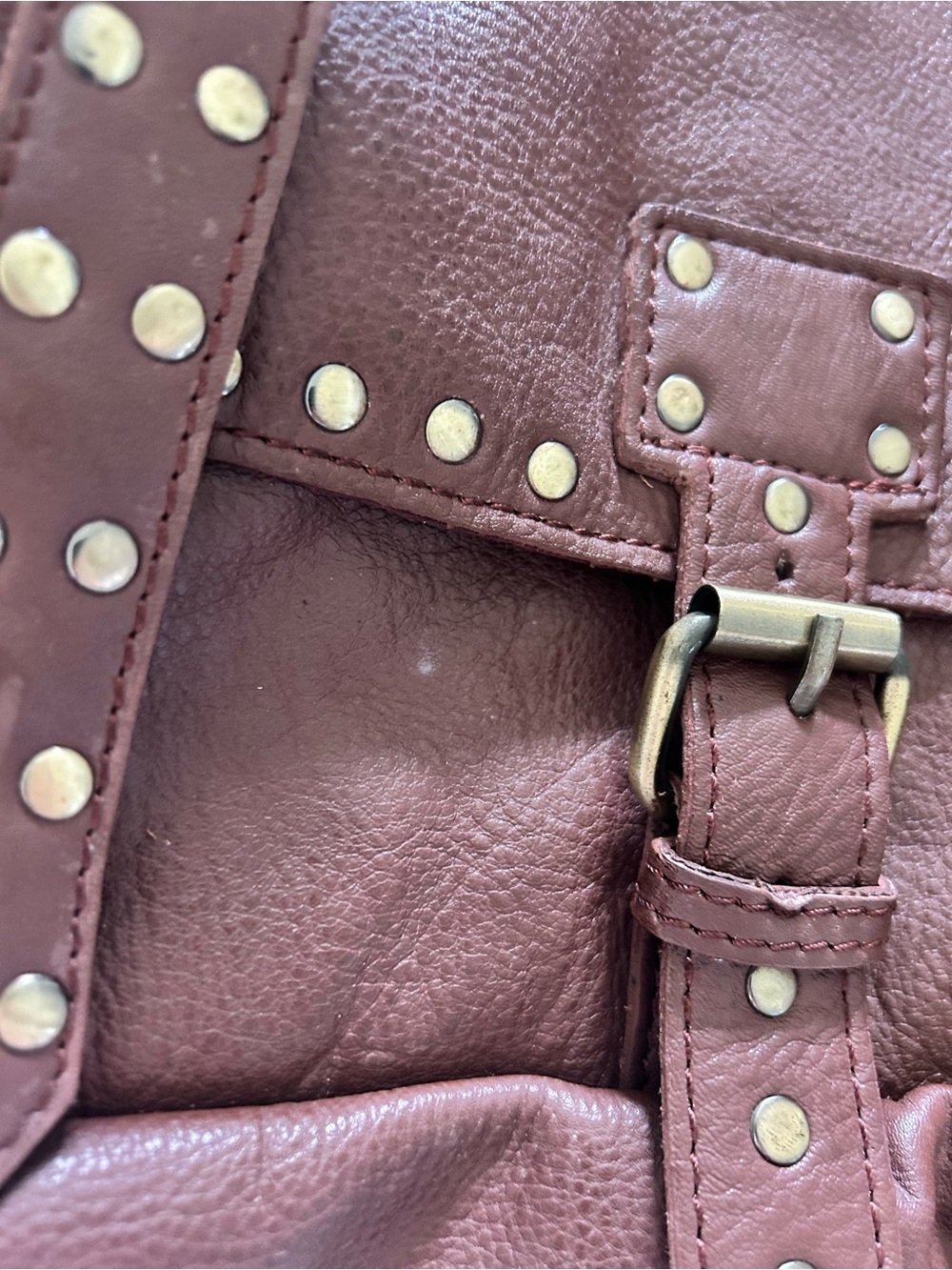 WE THE FREE Studded Messenger Bag Tote in Cinnamon - Picture 14 of 16